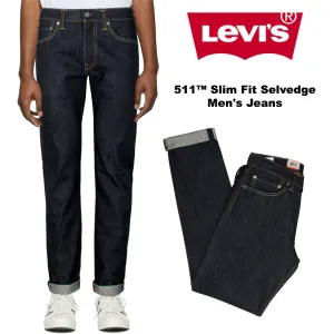 Levis Men's 511 Denim Slim Fit Selvedge Denim Jeans
