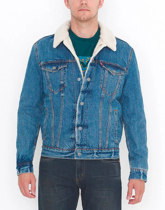 Levi's Sherpa Trucker Jacket Shrunken