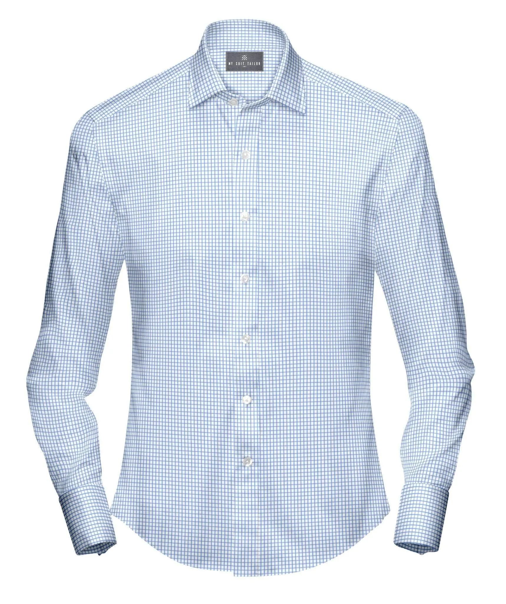 Light Blue Check Shirt