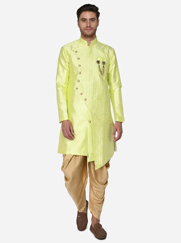 Light Green Semi Indowestern | Azania