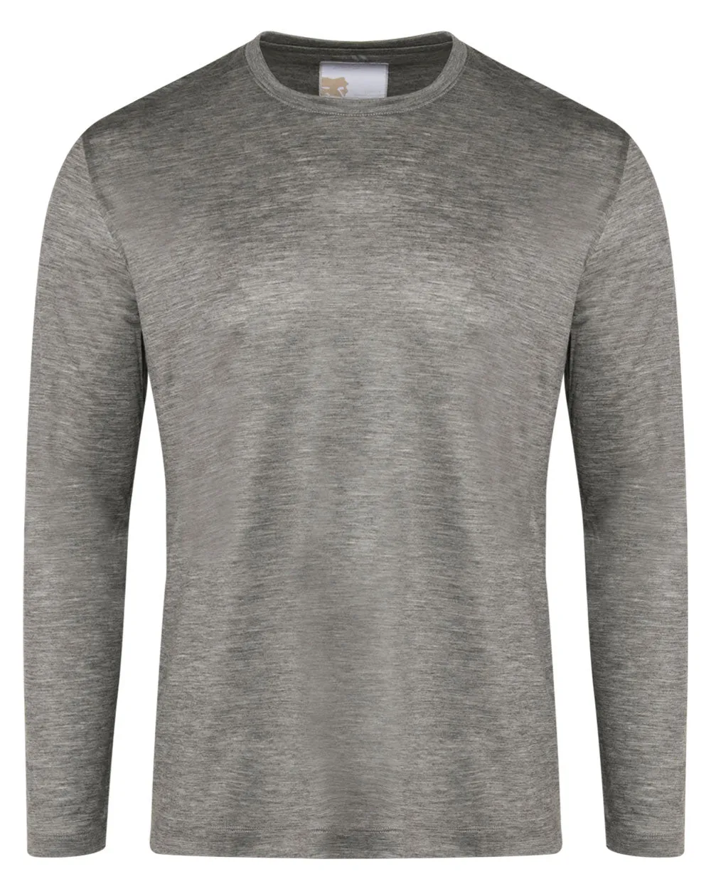 Light Grey Cashmere Long Sleeve T-Shirt