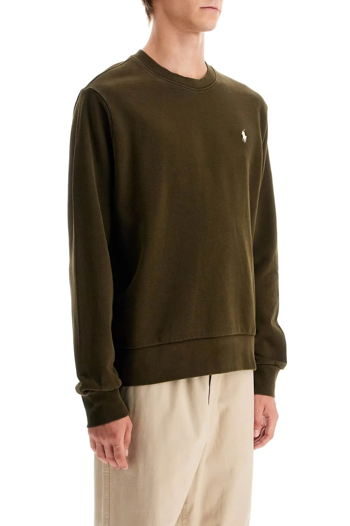 logo crewneck sweatshirt 710916689019 DARK LODEN