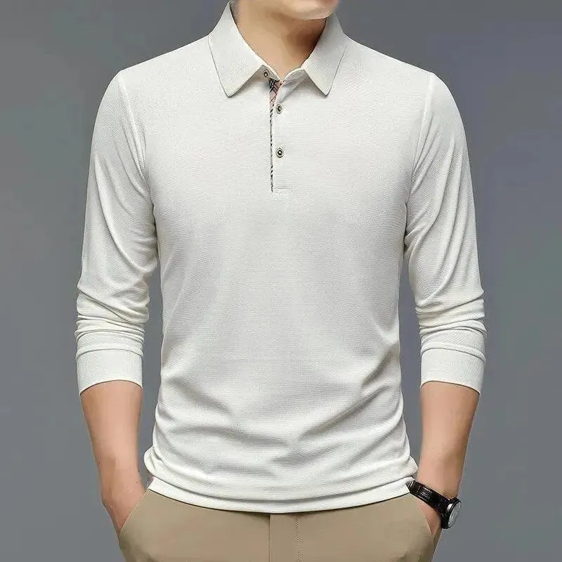 Long Sleeves Polo Shirt for Men