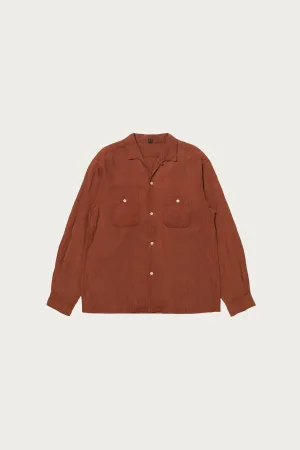 Lot. 102 Sir Guy Shirt - Techi Tree Dyed Brown