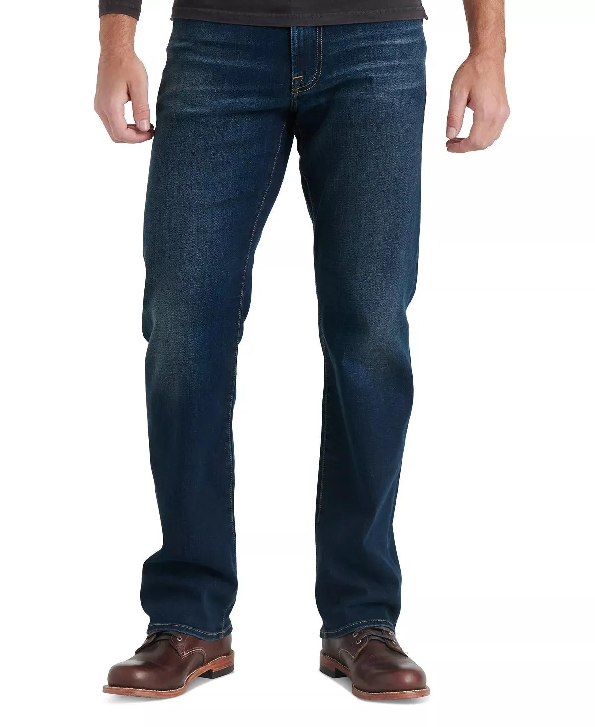 Lucky Brand 181 Mens Straight fit Denim Jeans 40 / 32 Blue Solid