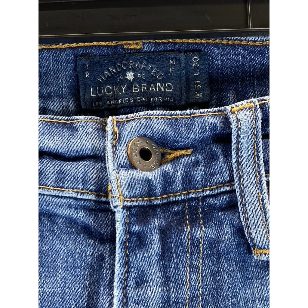 LUCKY BRAND Men's Medium Blue Faded Slim-Fit Denim Jeans SZ 31X30