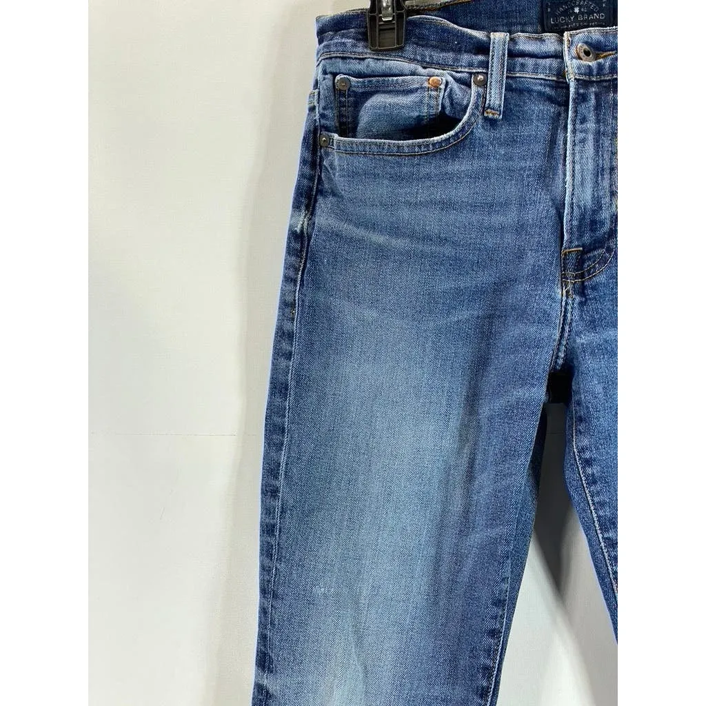 LUCKY BRAND Men's Medium Blue Faded Slim-Fit Denim Jeans SZ 31X30
