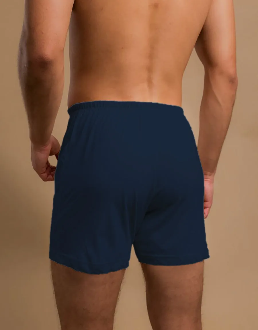 M-17 Men's Essential Boxer Shorts-Navy