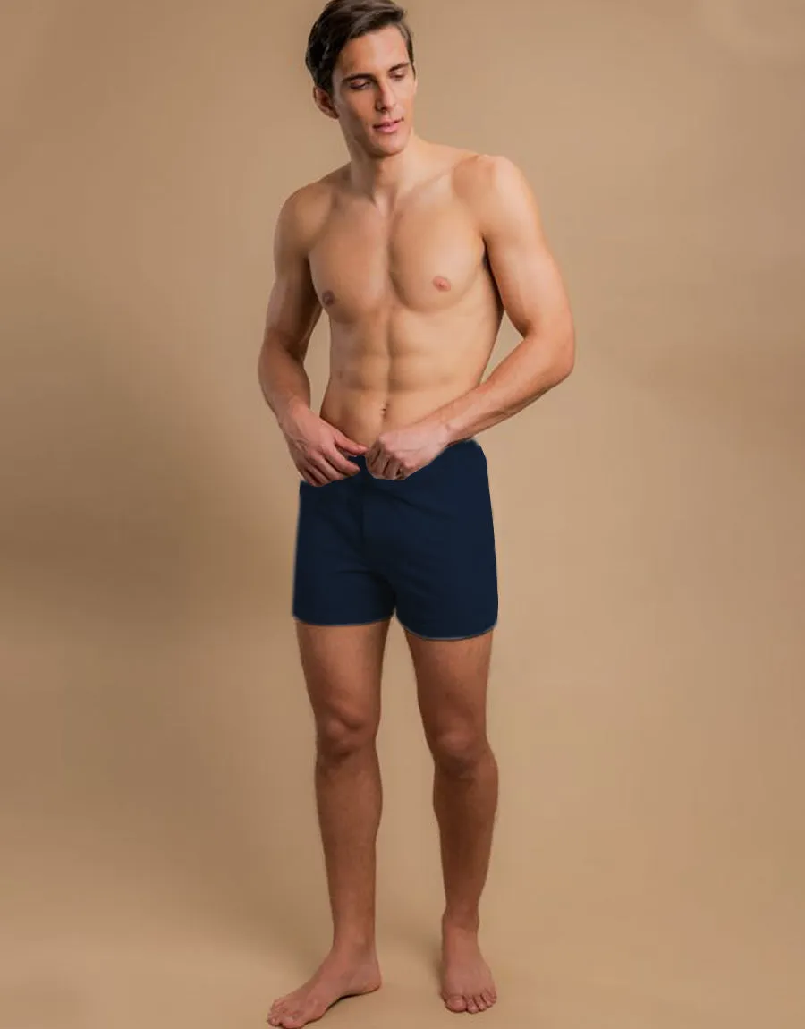 M-17 Men's Essential Boxer Shorts-Navy