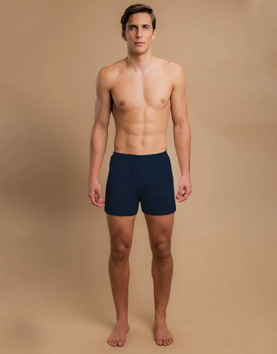 M-17 Men's Essential Boxer Shorts-Navy