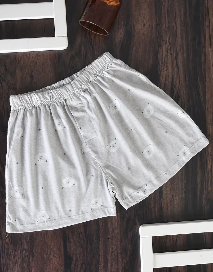 M-17 Men's Essential Boxer Shorts-Oatmeal