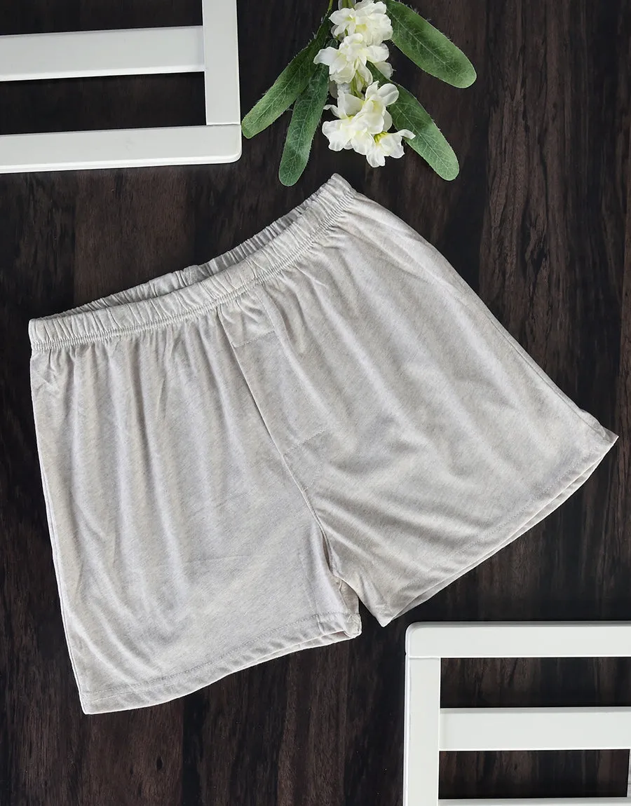 M-17 Men's Essential Boxer Shorts-Oatmeal