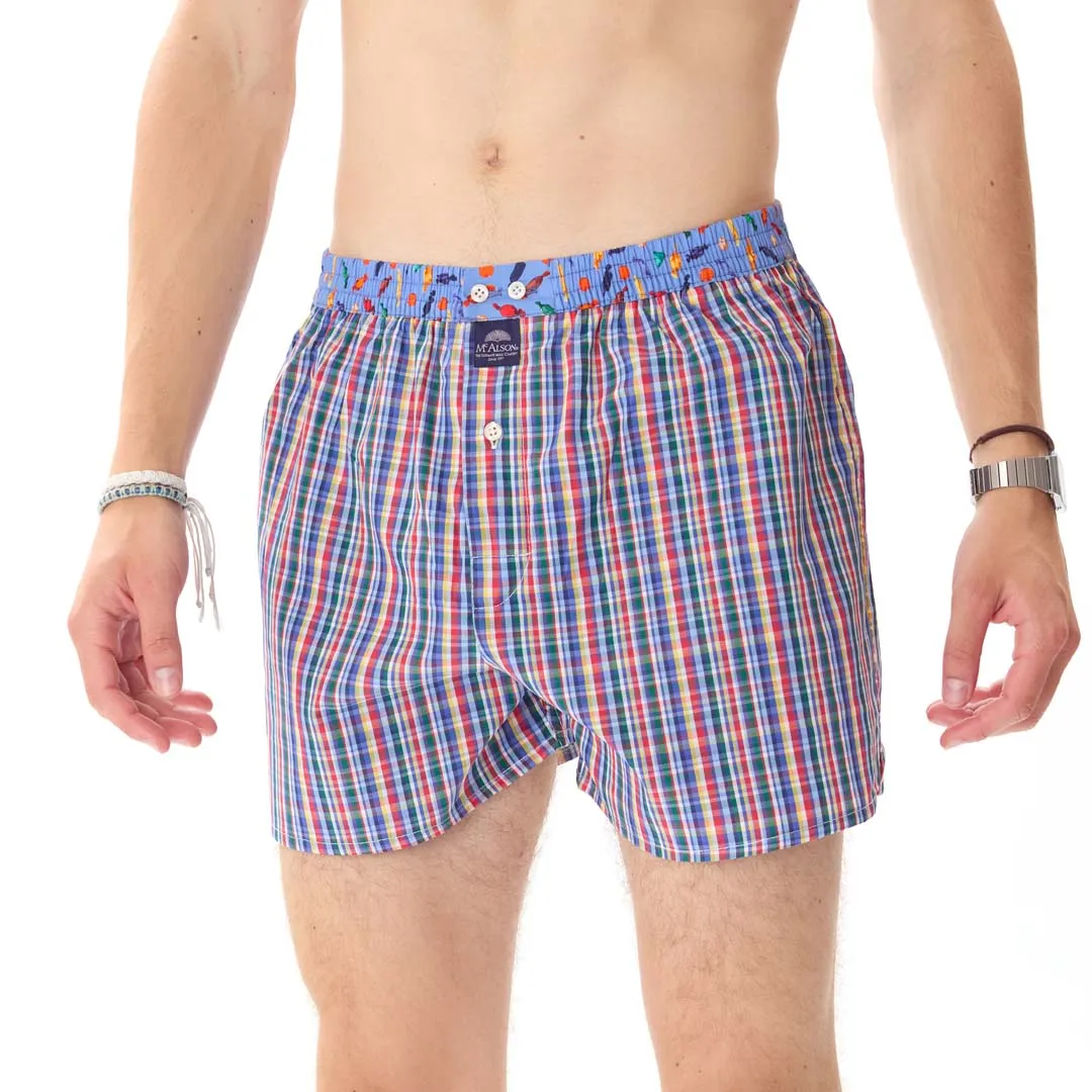 M5055 - Checkered multicolour