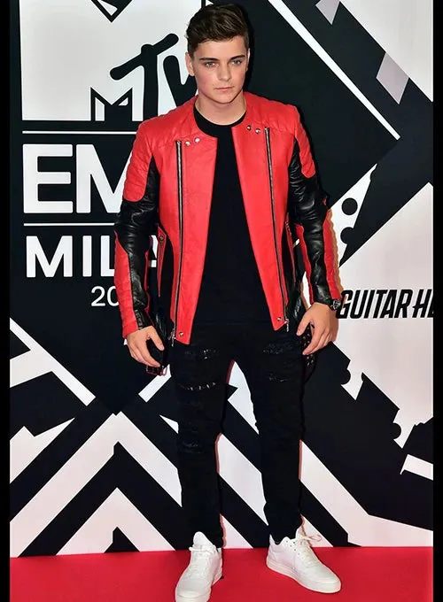 MARTIN GARRIX MTV EUROPEAN MUSIC AWARDS LEATHER JACKET