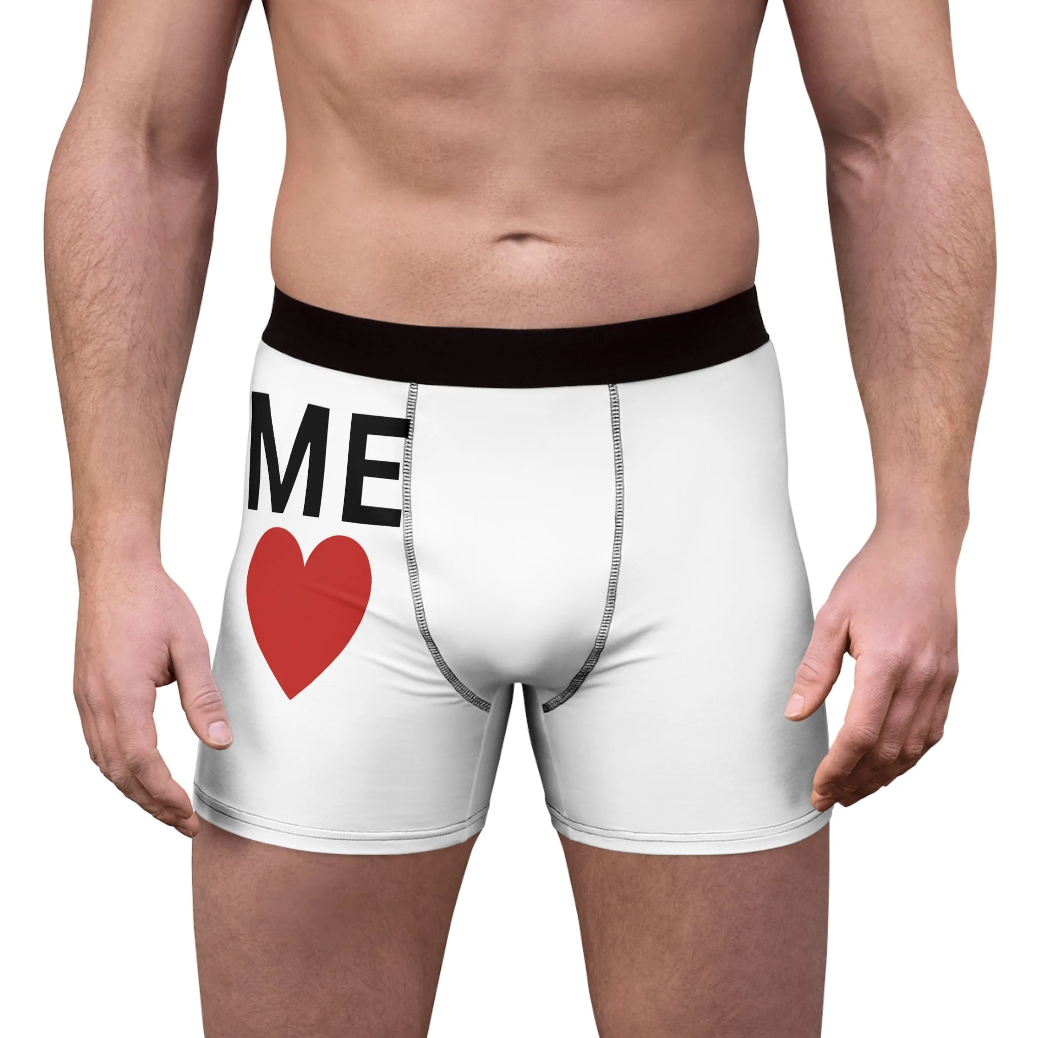 ME Love Men's Boxer Briefs (AOP)