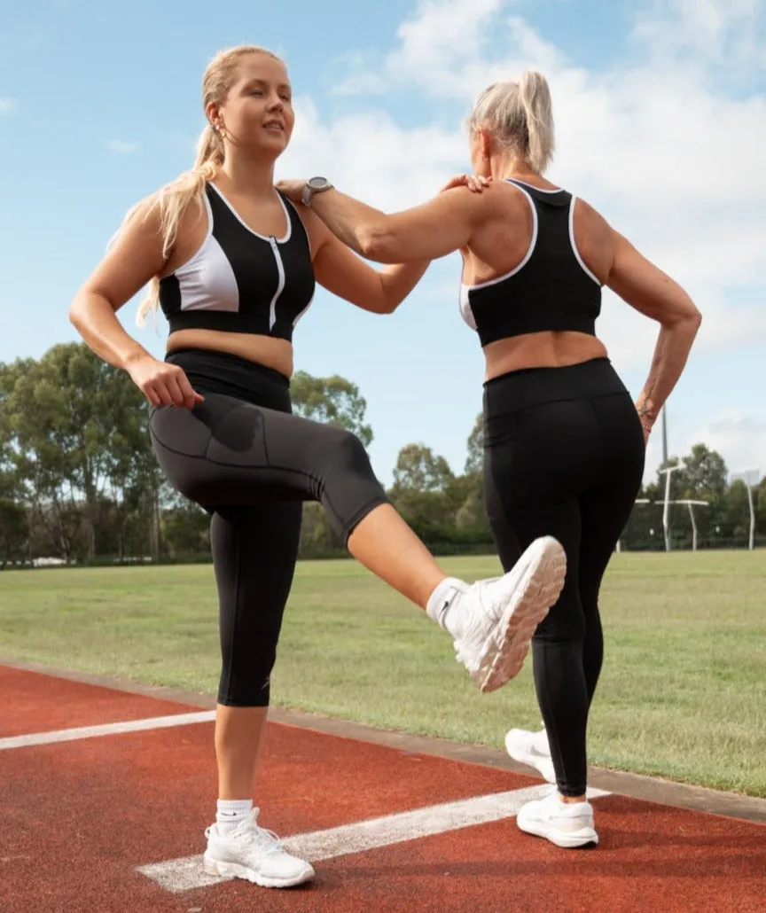 Melissa Front Zip Sports Bra