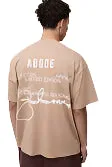 Men ABODE Heavyweight Oversized Print T-Shirt