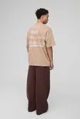 Men ABODE Heavyweight Oversized Print T-Shirt