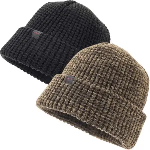 Men Beanie Winter Thick Knit  Waffle Skull Cap
