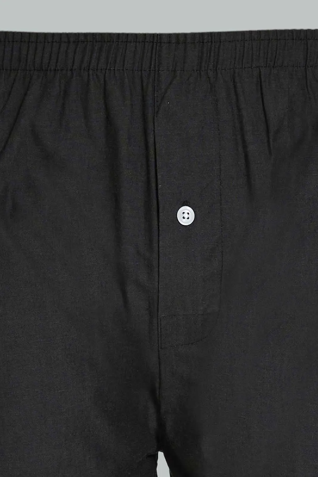 Men Black And Grey Boxer Short Set (2 Piece)