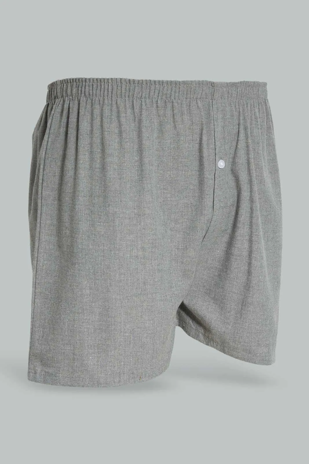 Men Black And Grey Boxer Short Set (2 Piece)