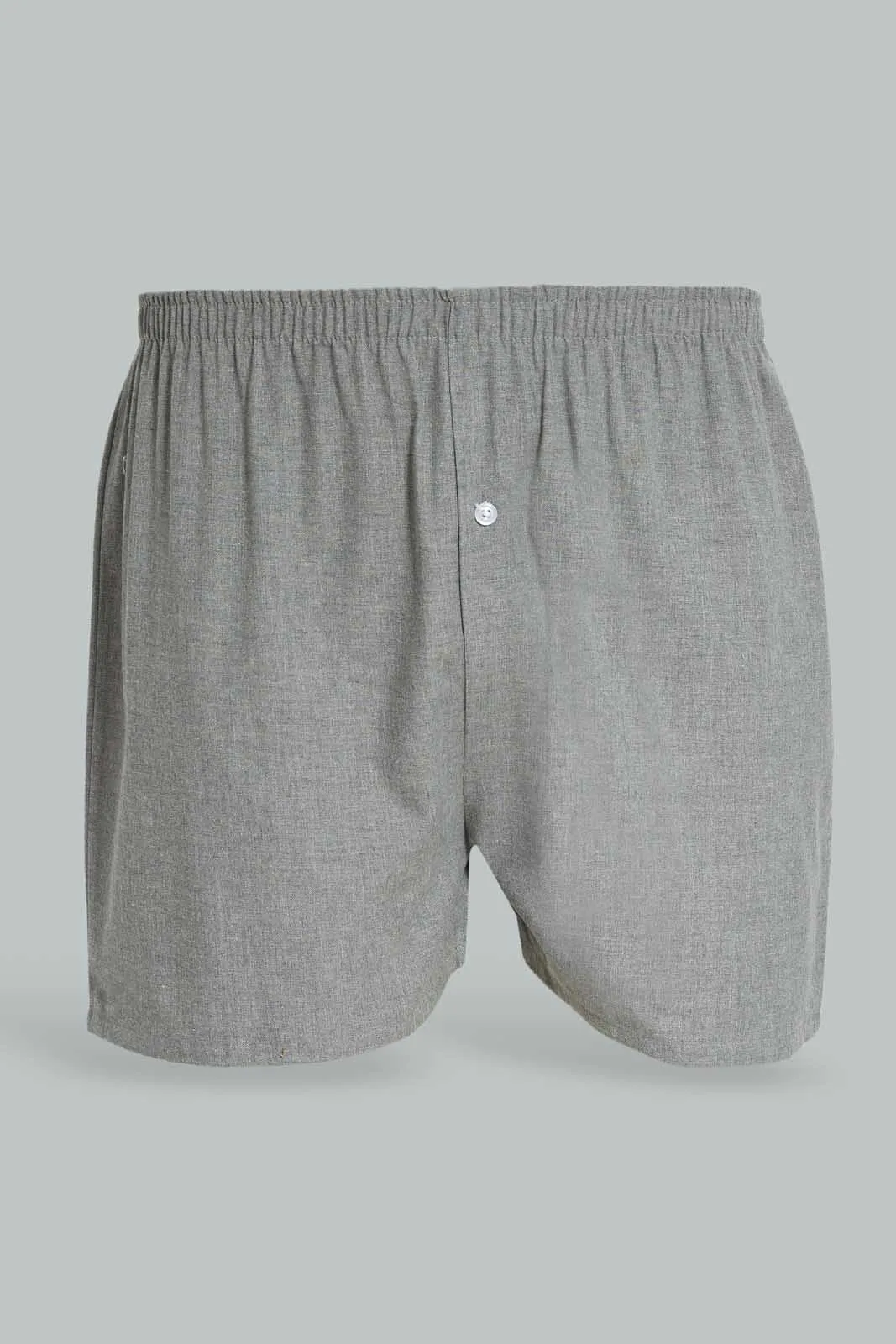Men Black And Grey Boxer Short Set (2 Piece)