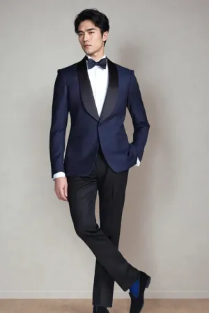 Men Dark Royal Blue Tuxedo Suit Special For Pre Wedding Functions Reception Parties Galas & Every Occasion Wear
