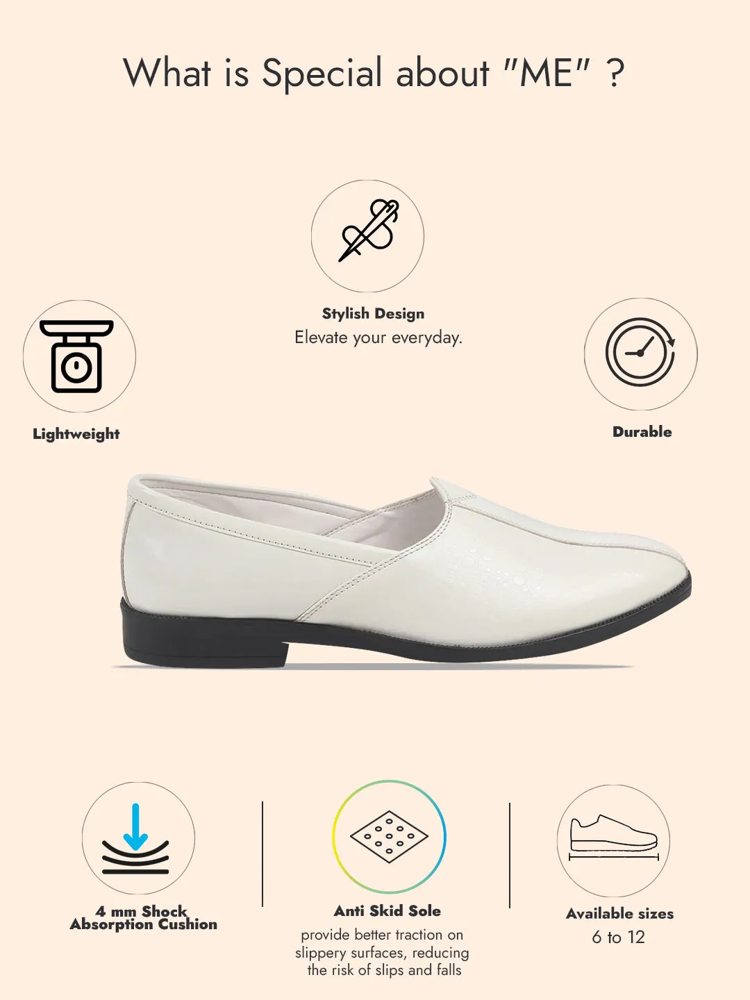 Men White Party Ethnic Patent Textured Print Slip On Juttis and Mojaris|Wedding Slip On Shoes|Evening Comfort Insole Mojaris