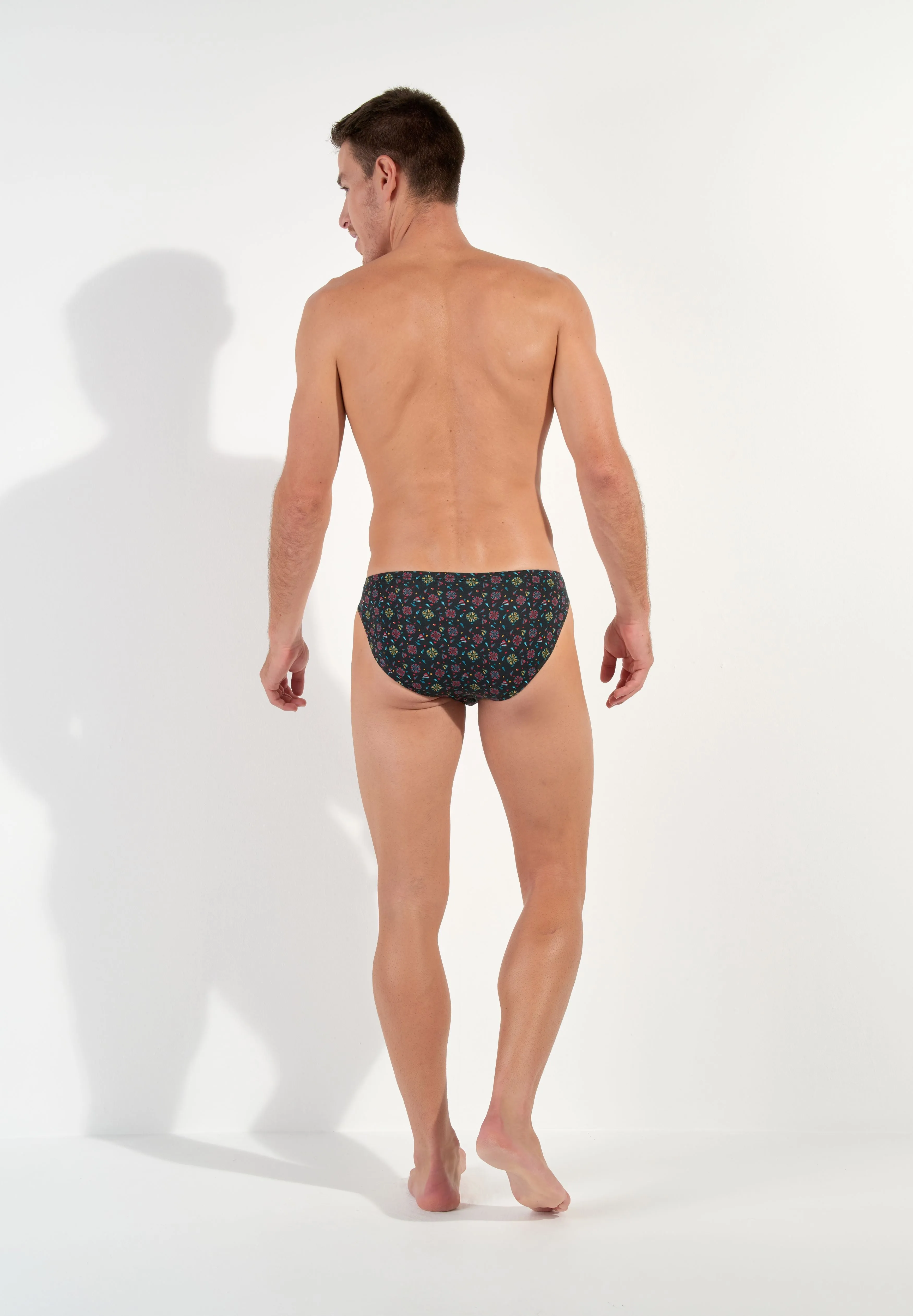 Menorca Comfort Micro Briefs | Black Print 402845-I004