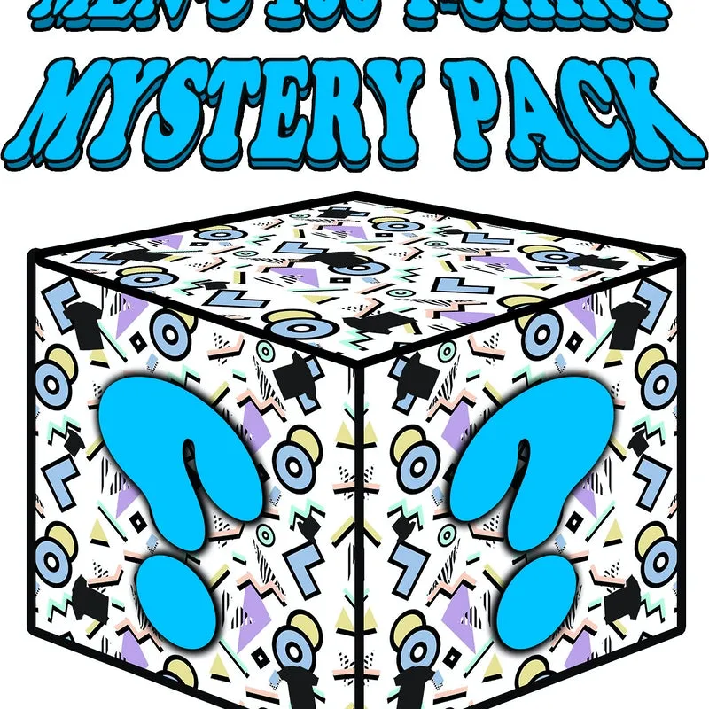 Mens 100 T-Shirt Mystery Pack