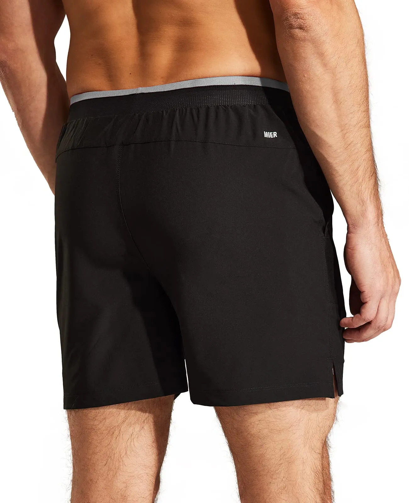 Men's 2 in 1 Running Shorts with Liner 5" Quick Dry Athletic Shorts