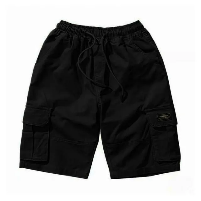Men's Above Knee Cotton Cargo Shorts