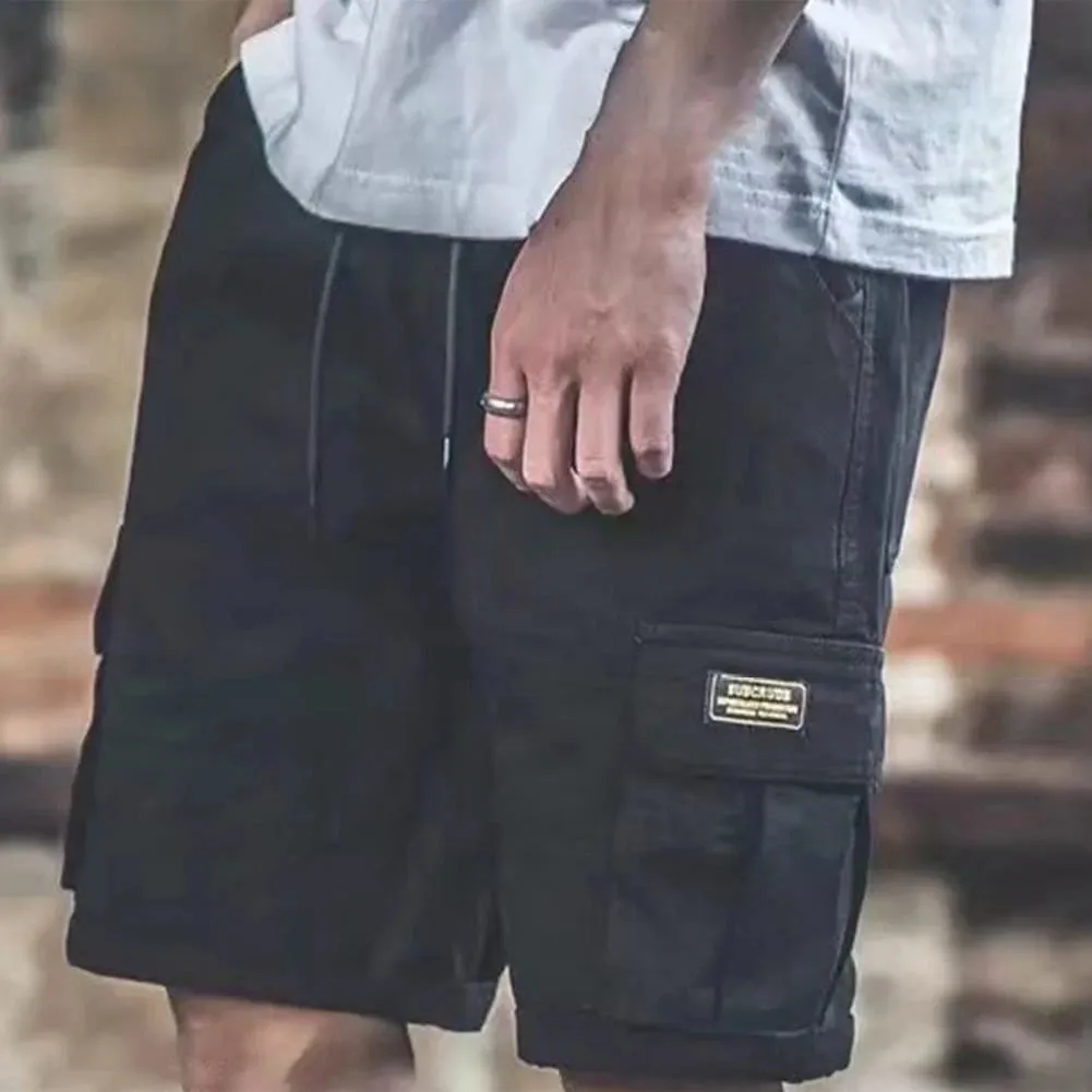 Men's Above Knee Cotton Cargo Shorts