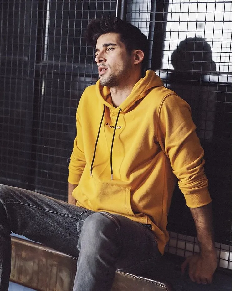Men's Autumn Casual 100% Cotton Hoodie | Men's Hooded Sweatshirt