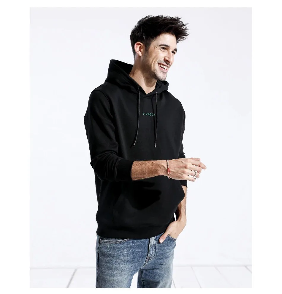 Men's Autumn Casual 100% Cotton Hoodie | Men's Hooded Sweatshirt