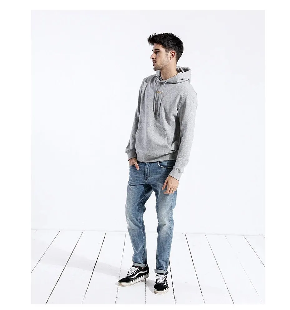 Men's Autumn Casual 100% Cotton Hoodie | Men's Hooded Sweatshirt