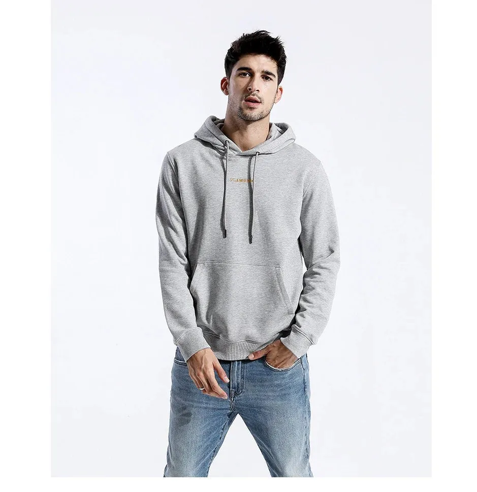 Men's Autumn Casual 100% Cotton Hoodie | Men's Hooded Sweatshirt
