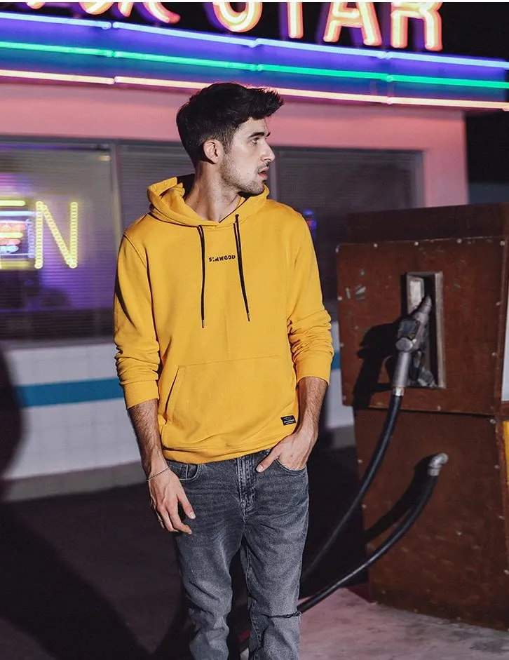 Men's Autumn Casual 100% Cotton Hoodie | Men's Hooded Sweatshirt