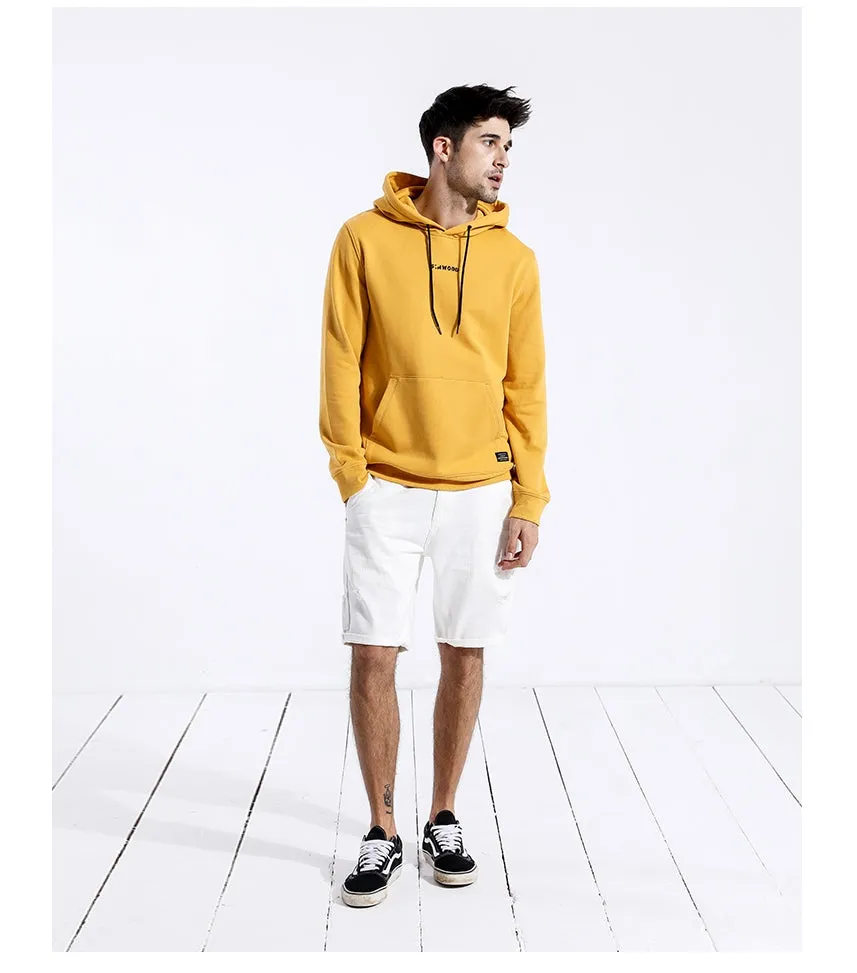 Men's Autumn Casual 100% Cotton Hoodie | Men's Hooded Sweatshirt