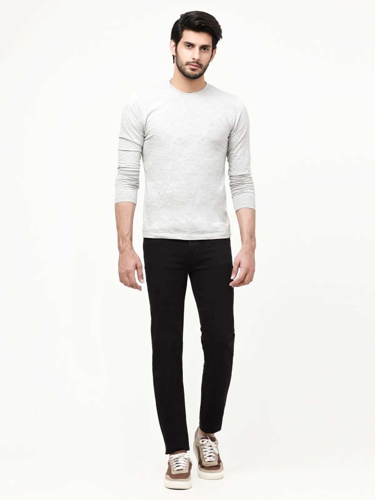 Men's Black Jeans - EMBPD23-003