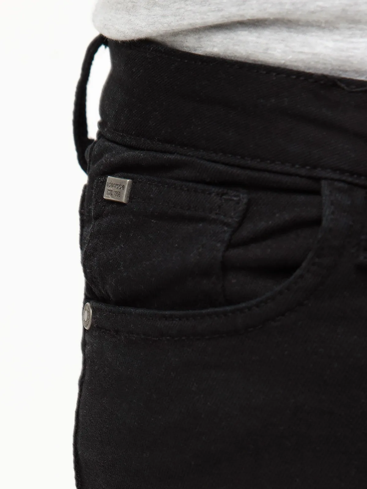 Men's Black Jeans - EMBPD23-003