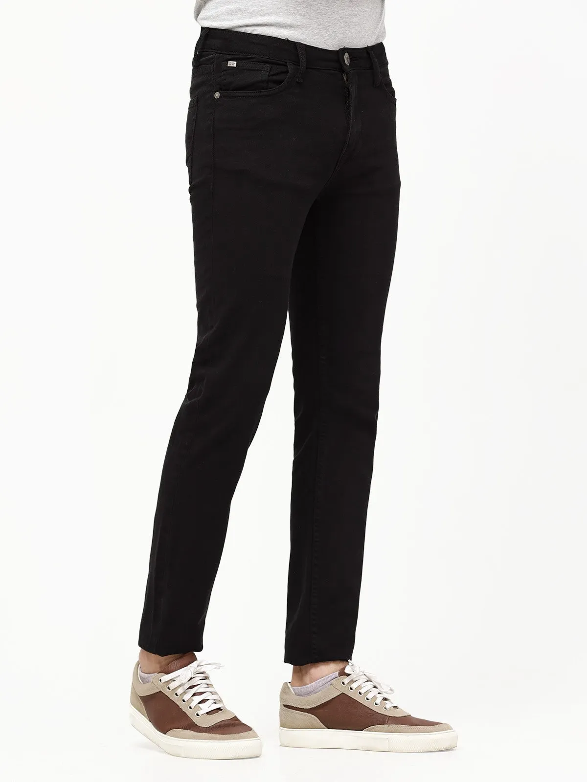 Men's Black Jeans - EMBPD23-003