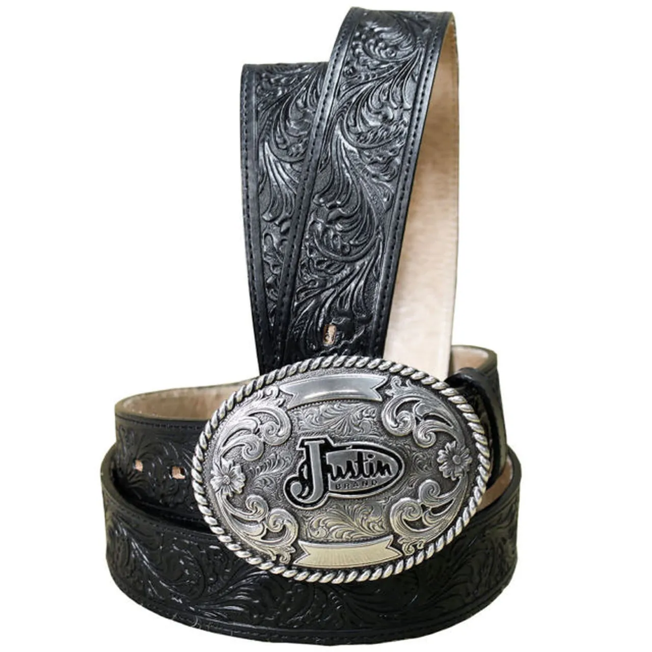 Men's Black Trophy Tool Western Belt by Leegin 242BK
