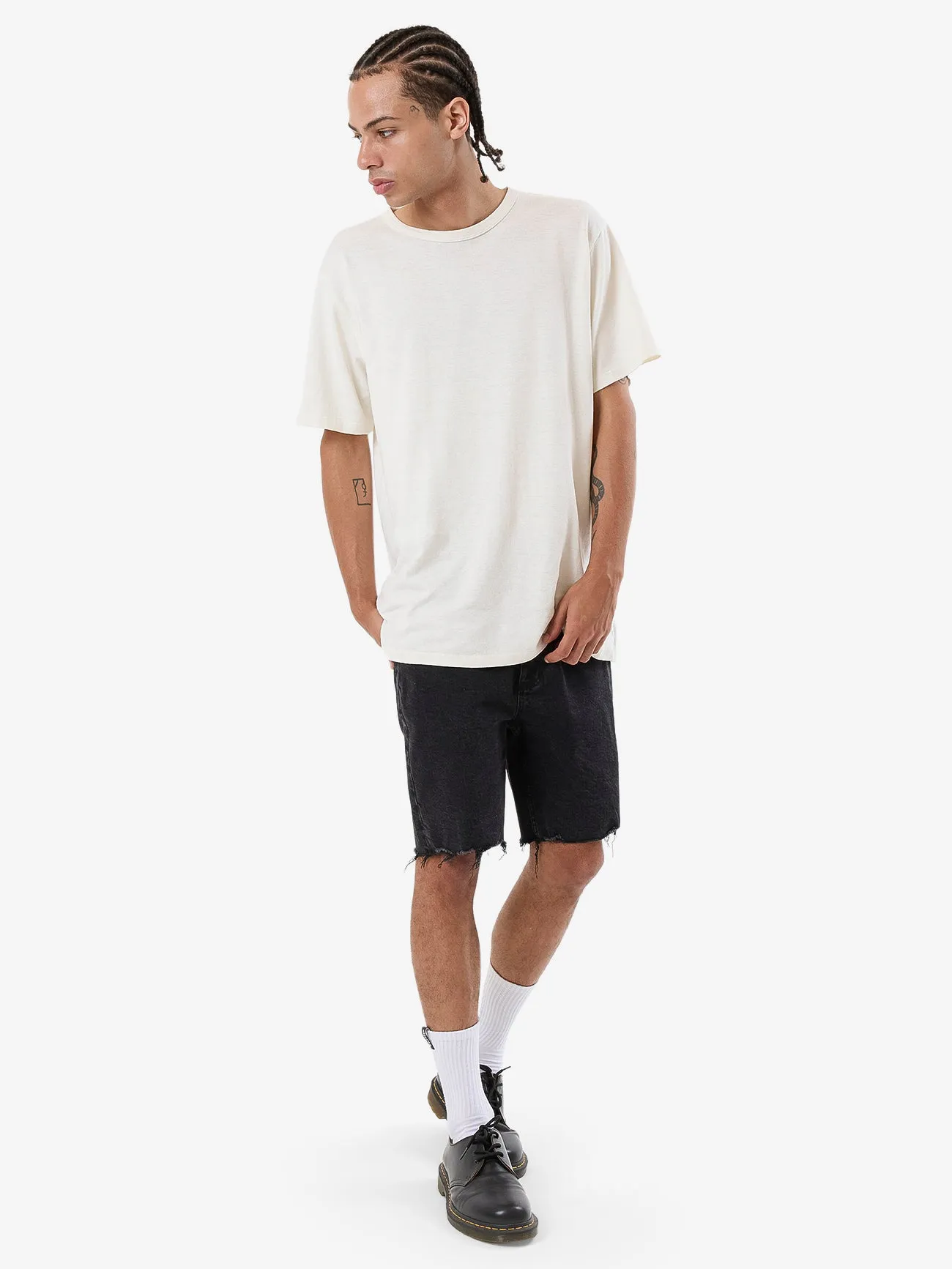 MENS BONES DENIM SHORTS