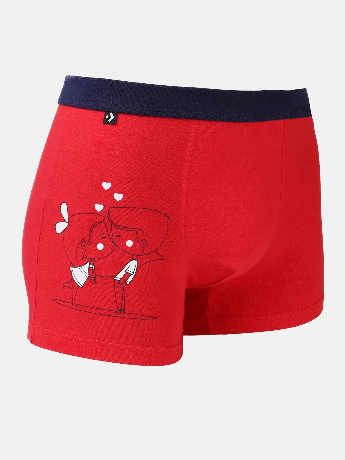Men's Boxer Shorts with Couple in Love Print | MBX600-316