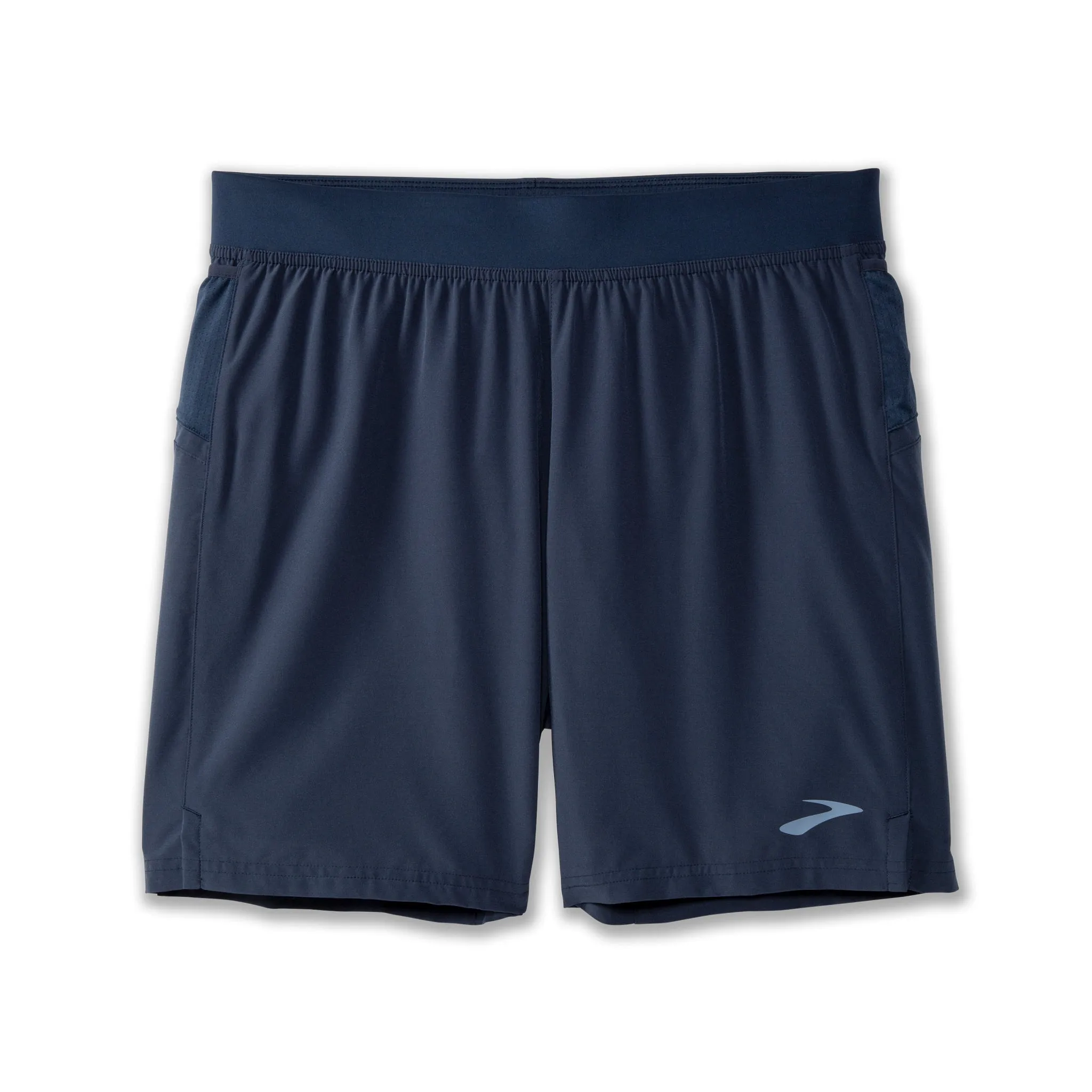 Men's Brooks Sherpa 7" Short in Blue Slate