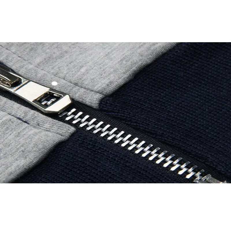 Men's Casual Fashion Plaid Slim Hooded Sweatshirt