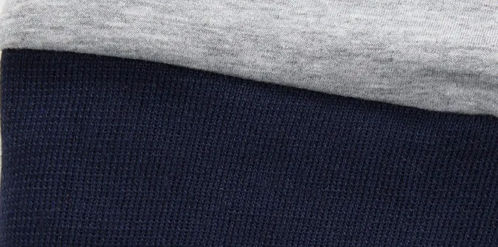 Men's Casual Fashion Plaid Slim Hooded Sweatshirt