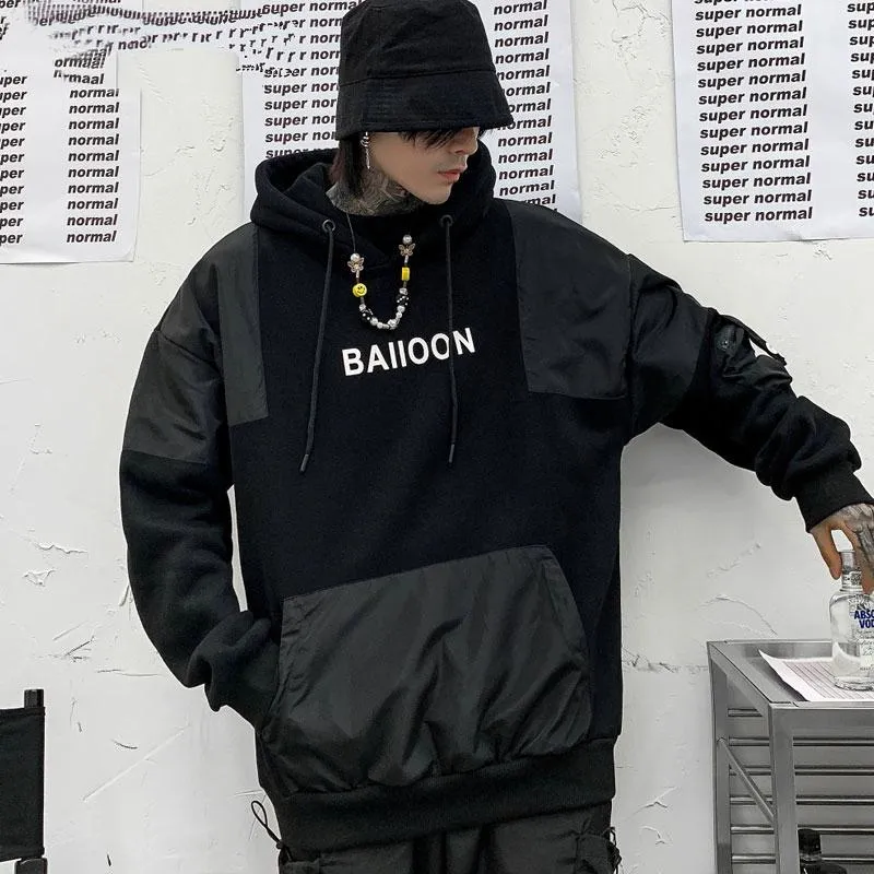 Men's Casual Fleece Hooded Sweatshirt "Balloon"
