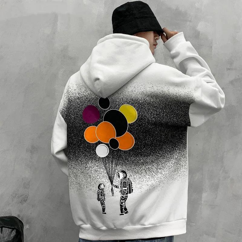 Men's Casual Fleece Hooded Sweatshirt "Balloon"
